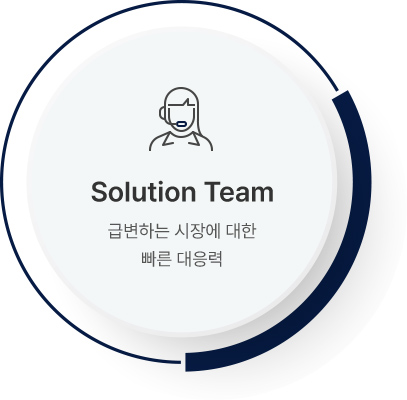 Solution Team : 급변하는 시장에 대한 빠른 대응력